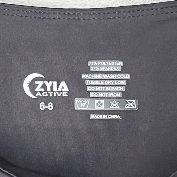 Zyia Active High Rise Black Leggings Size 6-8 - Picture 7 of 7